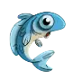 Fish symbol — top-value regular symbol in Le Fisherman paying up to 100x for clusters of 12 or more